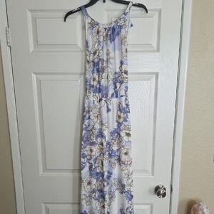 Chic Floral Print Maxi Dress